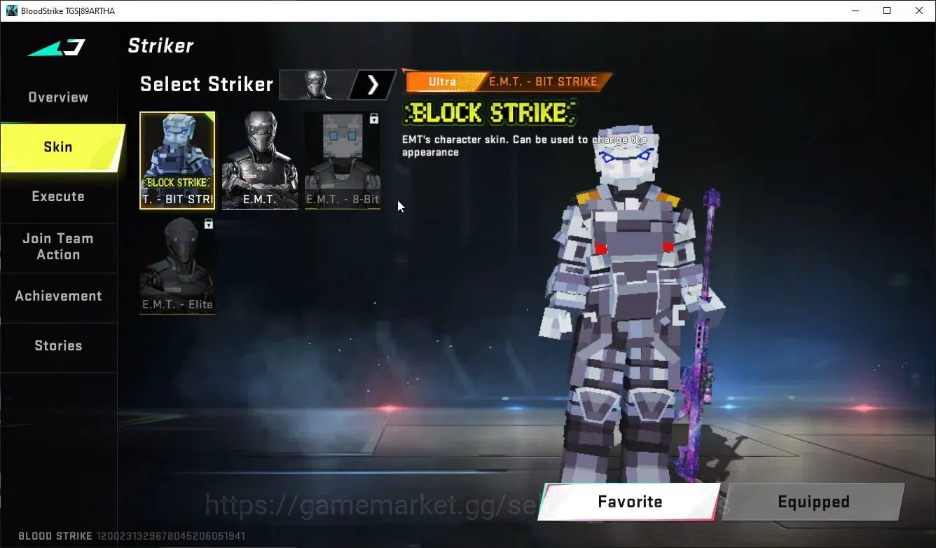 Blood Strike Accounts ASIA|ETERNAL Lv3 AK47,DeAgle+MELEE BFknife,Sword,C image 6