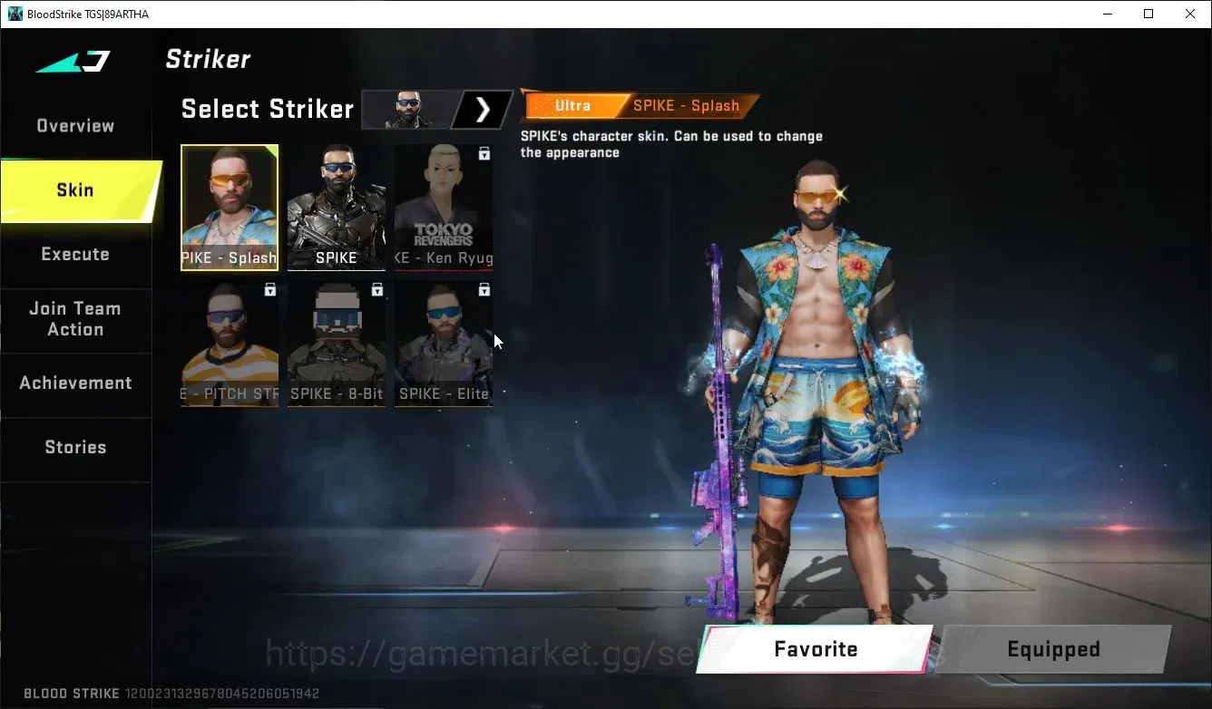 Blood Strike Accounts ASIA|ETERNAL Lv3 AK47,DeAgle+MELEE BFknife,Sword,C image 8