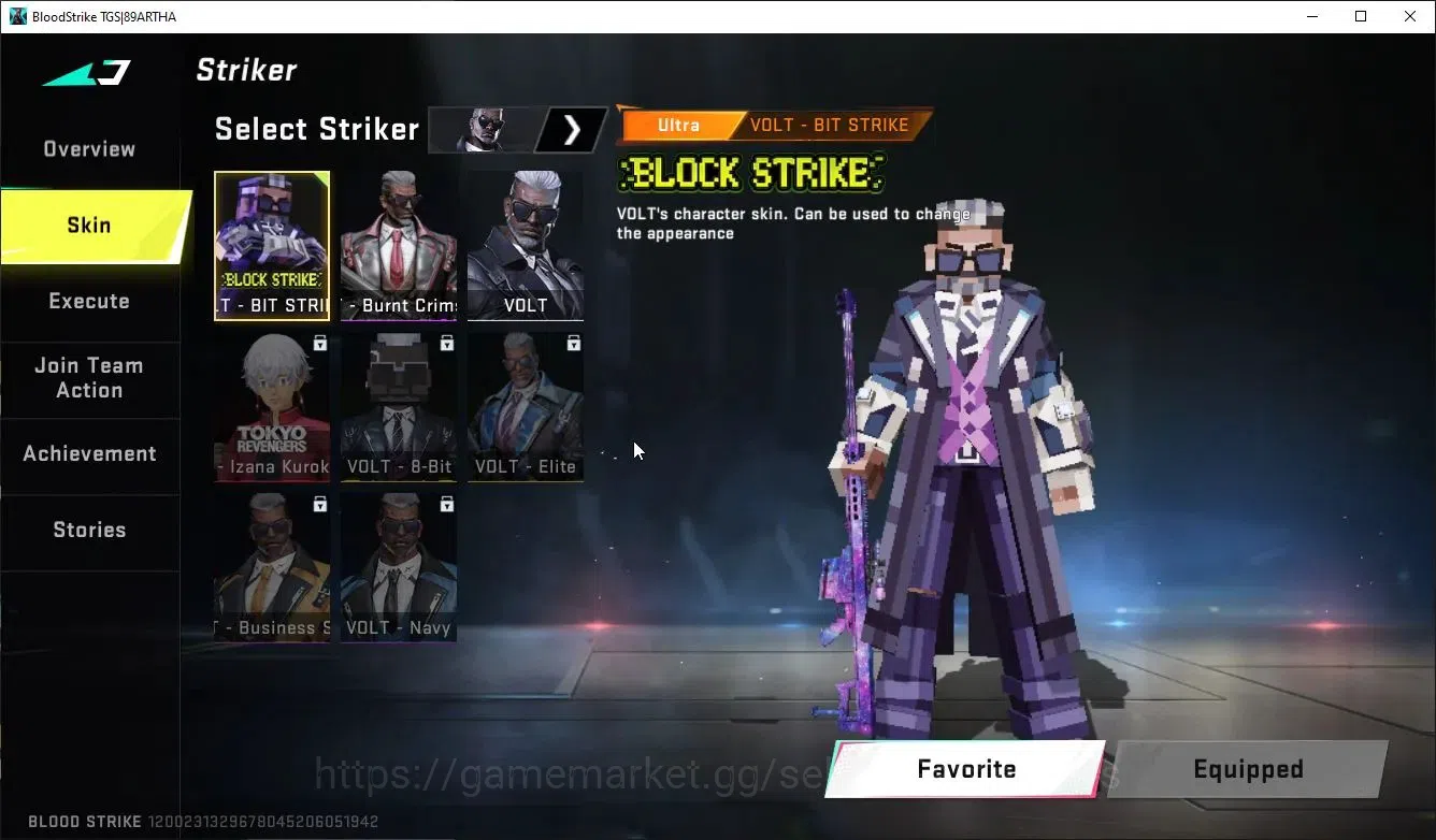 Blood Strike Accounts ASIA|ETERNAL Lv3 AK47,DeAgle+MELEE BFknife,Sword,C image 9
