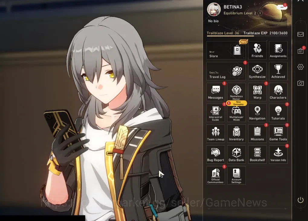 Honkai Star Rail Accounts Asia|TL 36|4 Limited|Evanescia,Sparkle,Huohuo,Fu X image 1