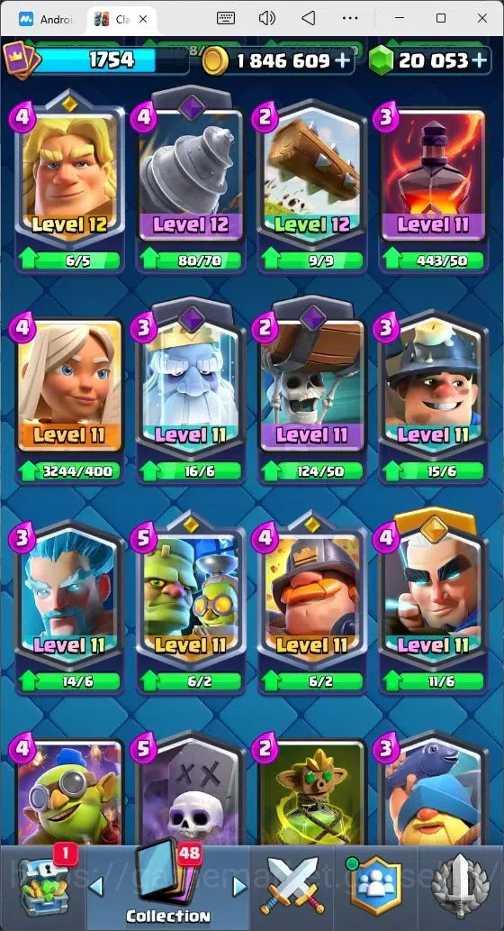 Clash Royale Accounts Mobile |Trophy 13353|21 Max Cards level|23 EVO Car image 10