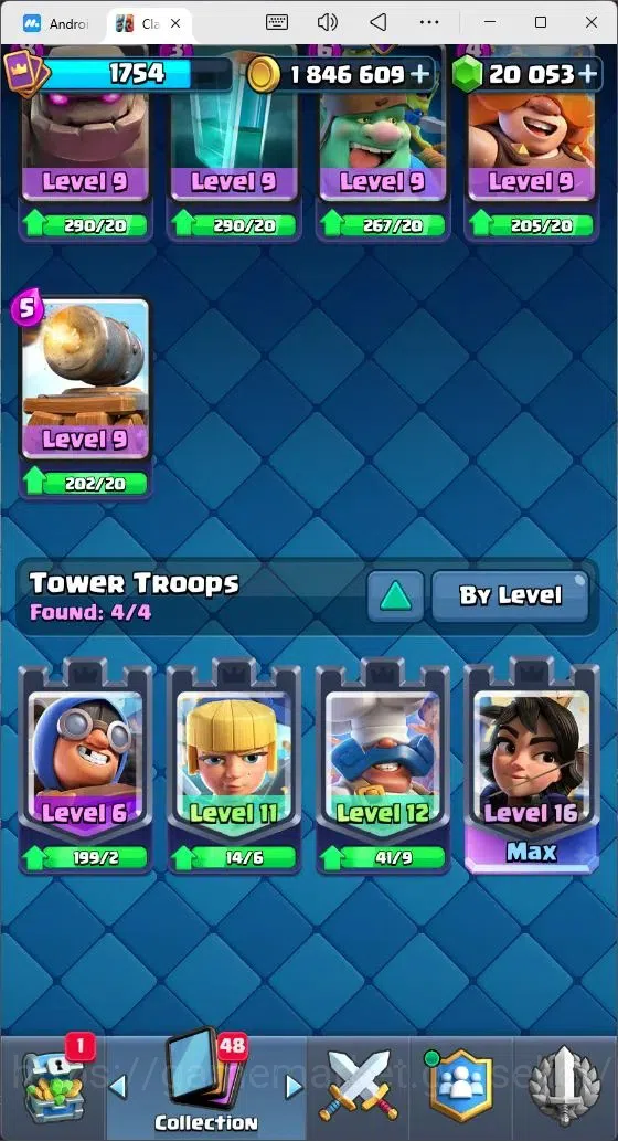 Clash Royale Accounts Mobile |Trophy 13353|21 Max Cards level|23 EVO Car image 13