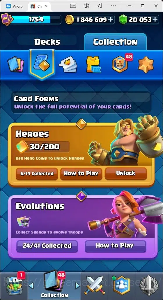 Clash Royale Accounts Mobile |Trophy 13353|21 Max Cards level|23 EVO Car image 14