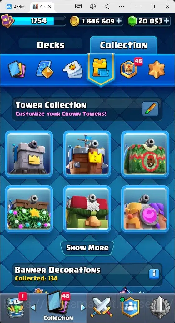 Clash Royale Accounts Mobile |Trophy 13353|21 Max Cards level|23 EVO Car image 17
