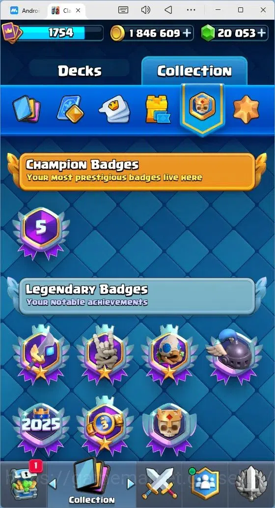 Clash Royale Accounts Mobile |Trophy 13353|21 Max Cards level|23 EVO Car image 18