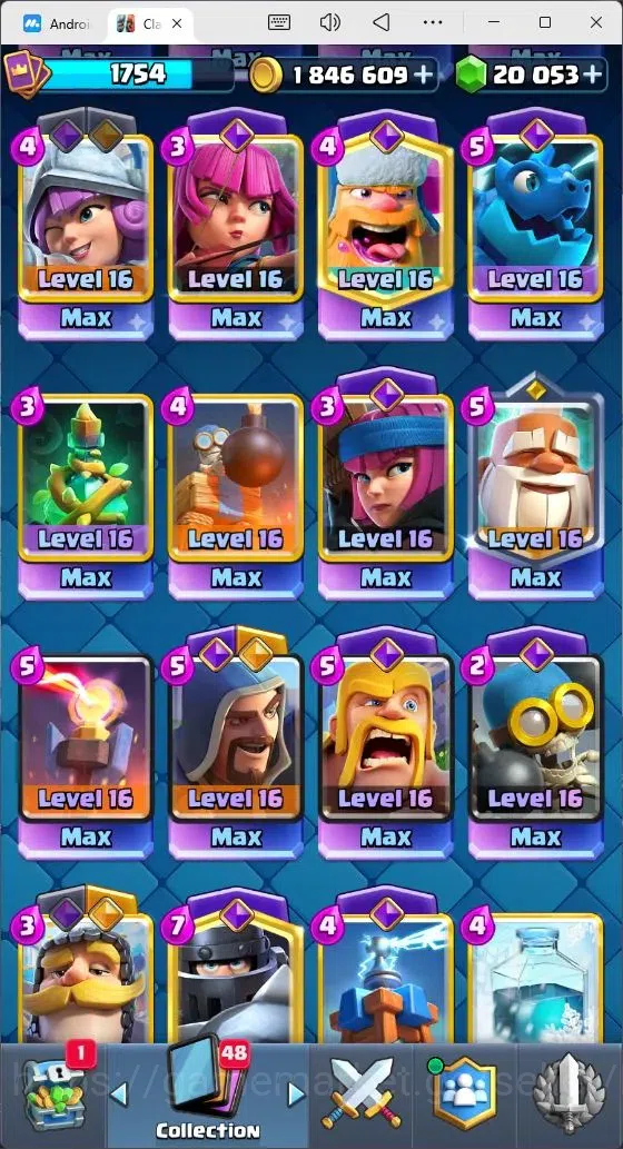 Clash Royale Accounts Mobile |Trophy 13353|21 Max Cards level|23 EVO Car image 4