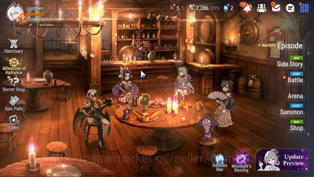 Epic Seven Accounts ASIA Unverif|14 ML(BArunka,LOT Scales,Zio,Etc)+Set image 1