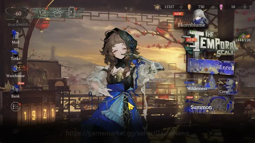 Reverse: 1999 Accounts Midgame Global|Lv 60|25 SSR 5 Limited|(Liang Yue P1,Paper Heron,Nautika,The 1