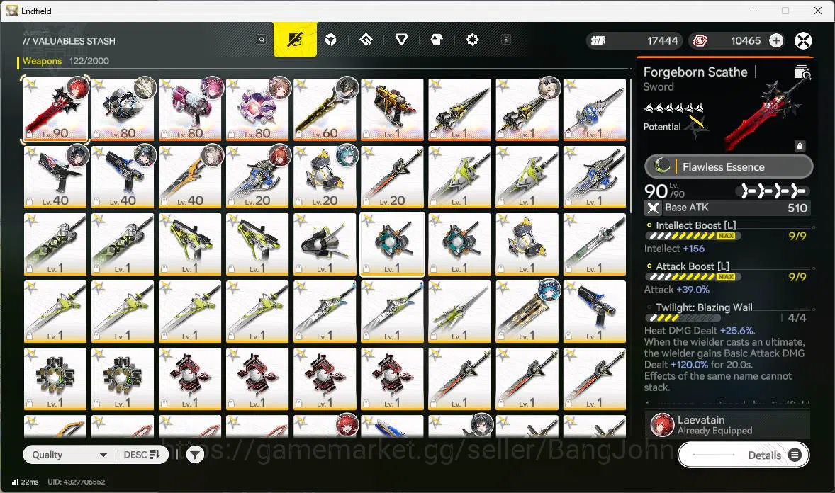 Arknights: Endfield Accounts ASIA |Lv 54|3 limit|Laevatain+sign,Yvonne+sign,Tan image 10