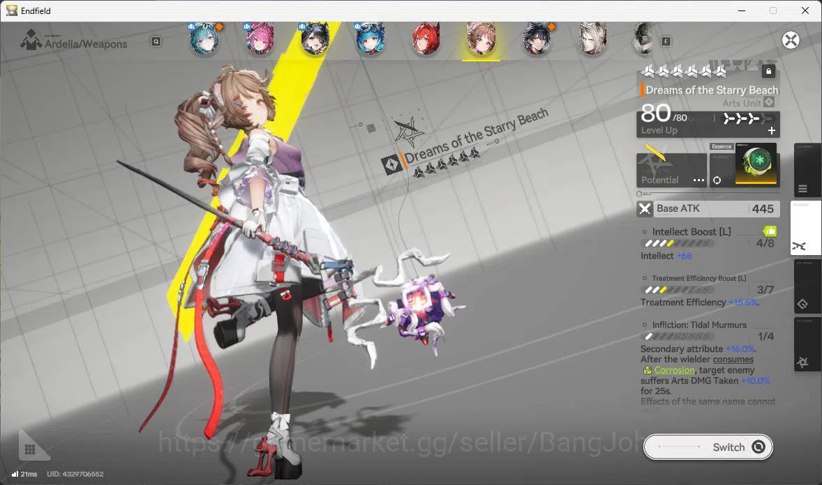 Arknights: Endfield Accounts ASIA |Lv 54|3 limit|Laevatain+sign,Yvonne+sign,Tan image 2