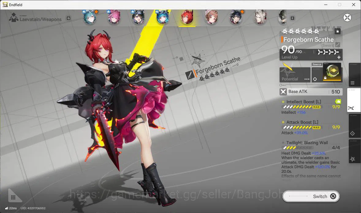 Arknights: Endfield Accounts ASIA |Lv 54|3 limit|Laevatain+sign,Yvonne+sign,Tan image 4