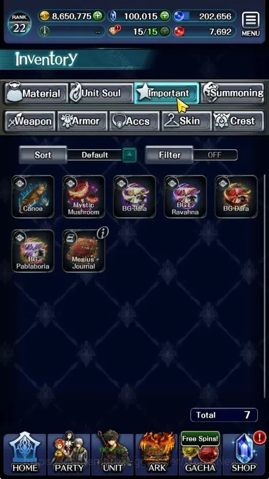 Last Cloudia Accounts GLOBAL|Rank 22|100K Crystal|Collab Brave Frontier  image 12
