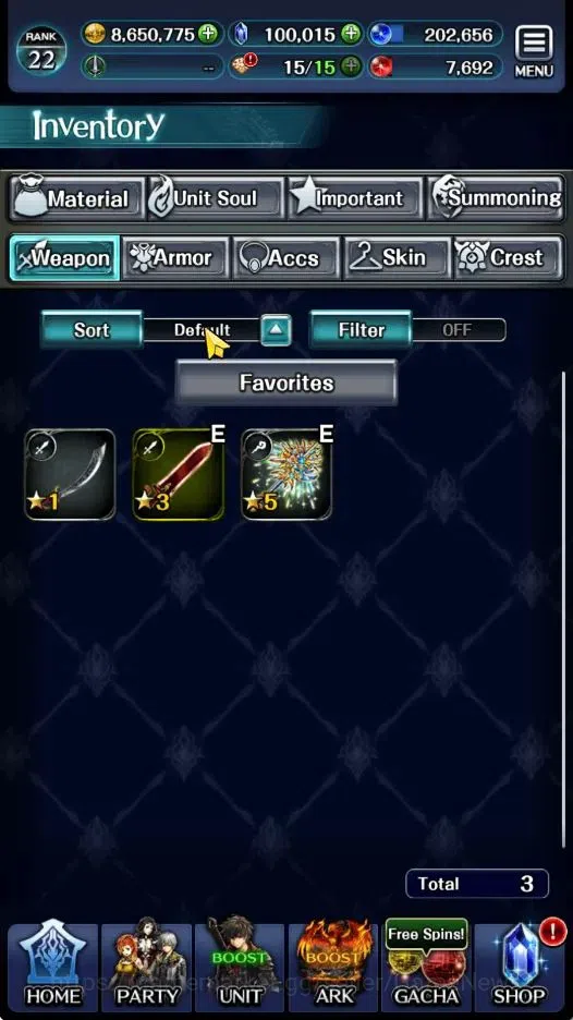 Last Cloudia Accounts GLOBAL|Rank 22|100K Crystal|Collab Brave Frontier  image 13