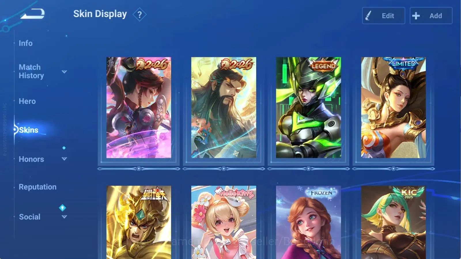 Honor of Kings Accounts Global | 112H 118S | Legend Lady Sun, Limited Yuhu image 3