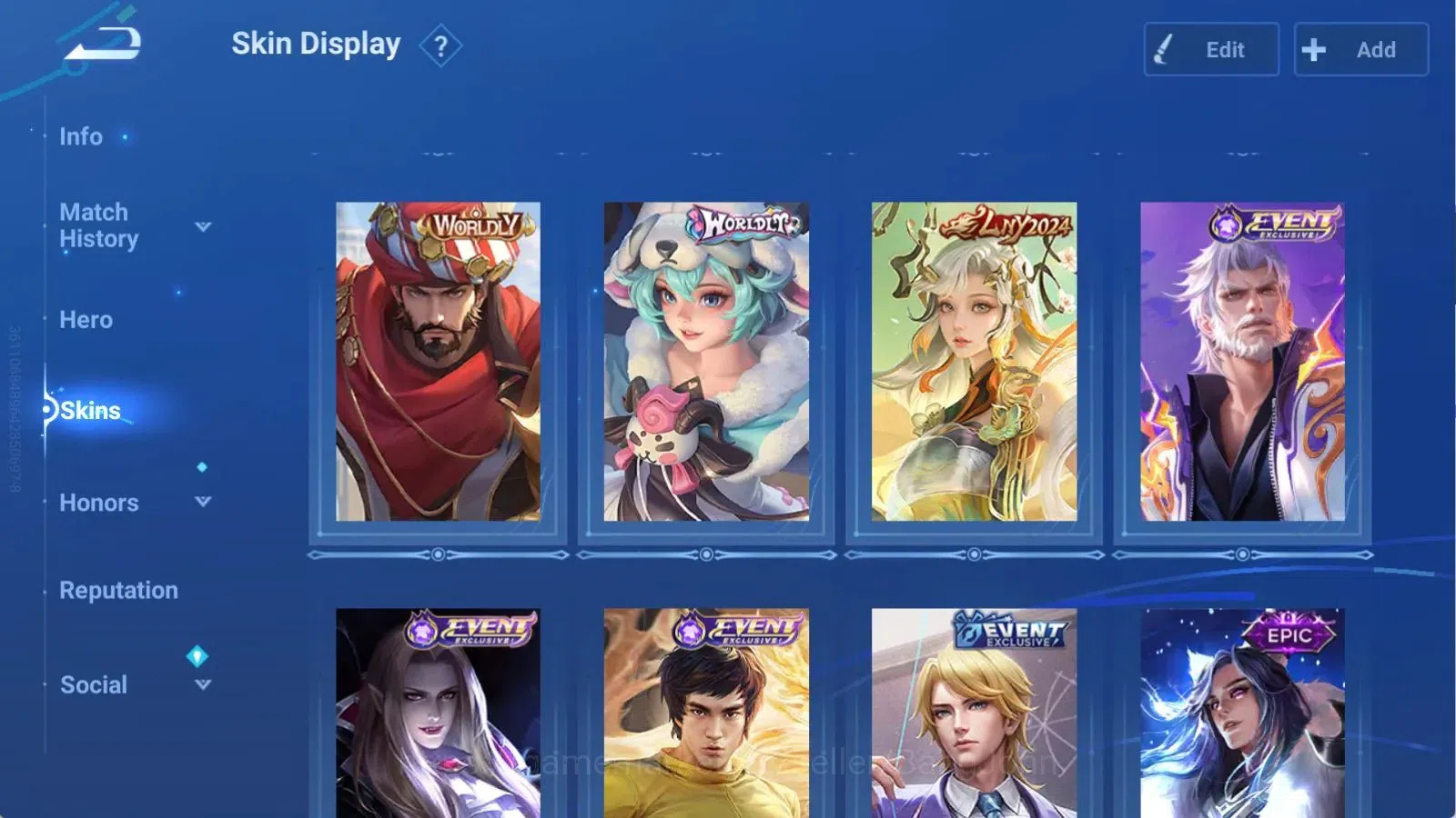 Honor of Kings Accounts Global | 112H 118S | Legend Lady Sun, Limited Yuhu image 4