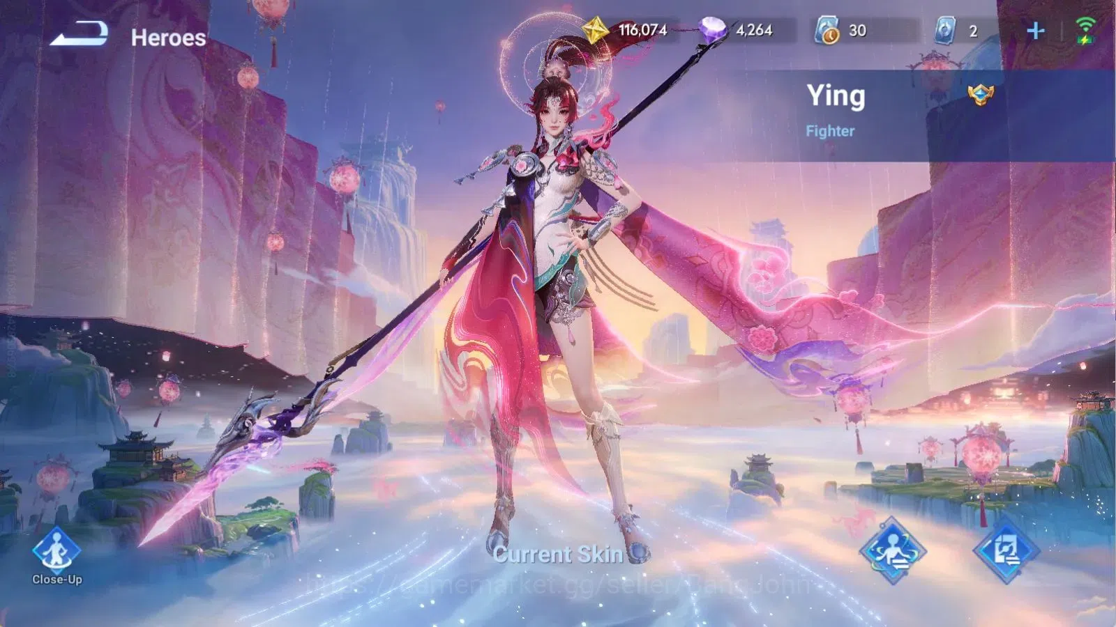 Honor of Kings Accounts Global | 112H 118S | Legend Lady Sun, Limited Yuhu image 7