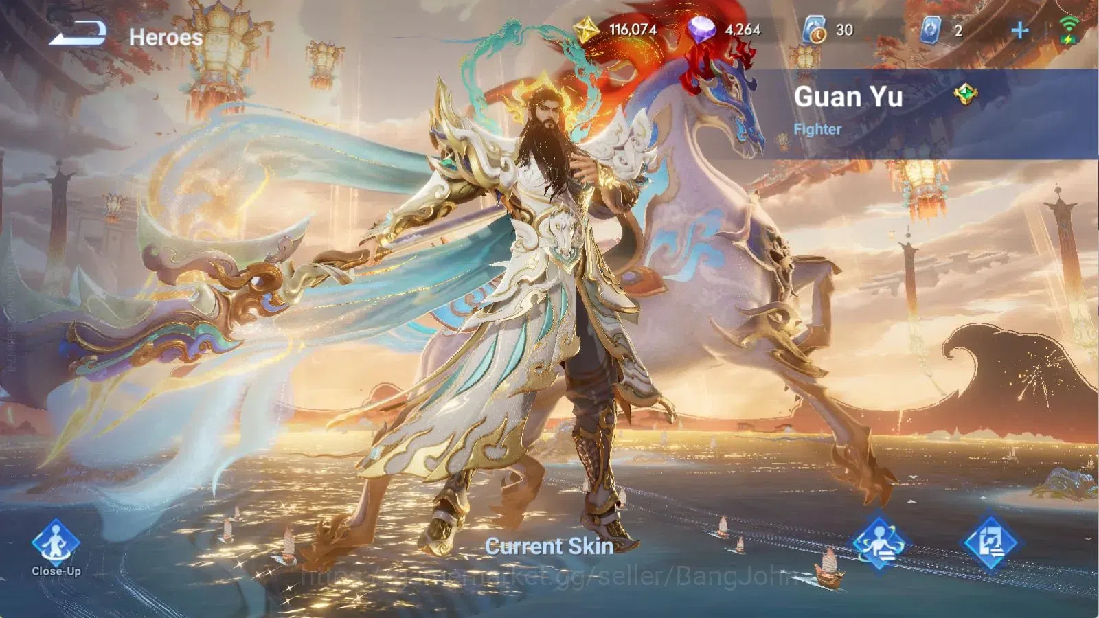 Honor of Kings Accounts Global | 112H 118S | Legend Lady Sun, Limited Yuhu image 8