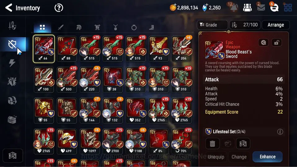 Epic Seven Accounts ASIA Unverif|10 ML(SE Celine,J Kise,PC Flan,Har se image 10