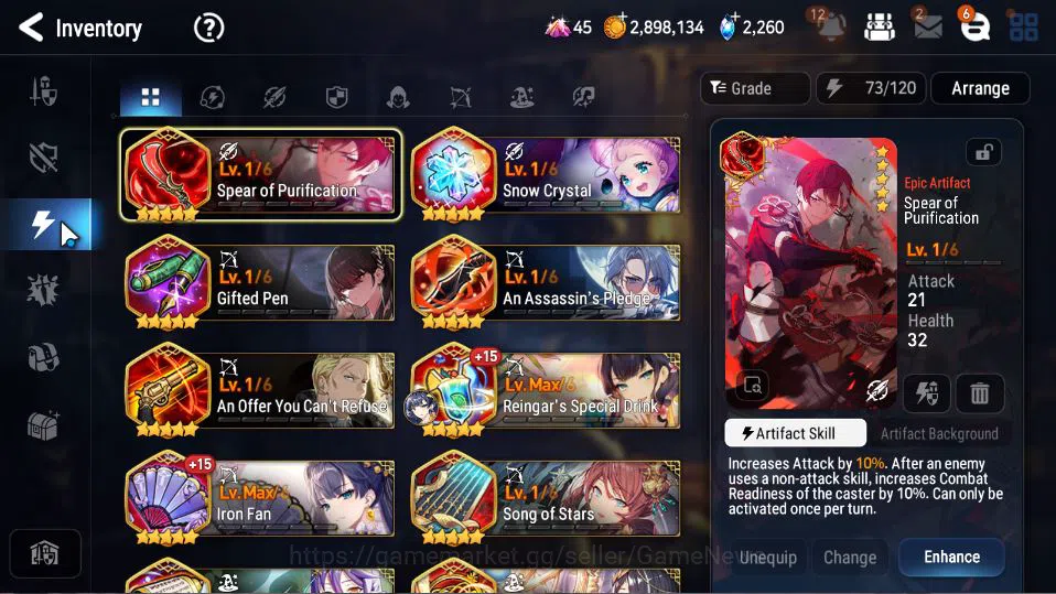 Epic Seven Accounts ASIA Unverif|10 ML(SE Celine,J Kise,PC Flan,Har se image 11