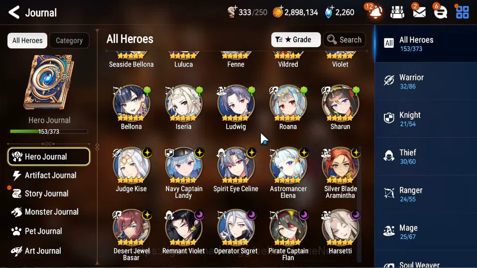 Epic Seven Accounts ASIA Unverif|10 ML(SE Celine,J Kise,PC Flan,Har se image 7