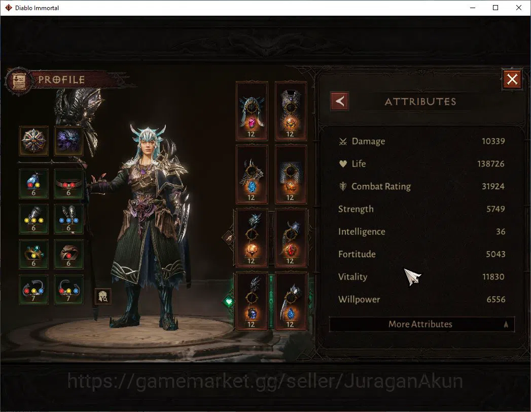 Diablo Immortal Accounts NA-High Heaven | Lv60(384)Druid| 31K CR|Reso 420 | image 4