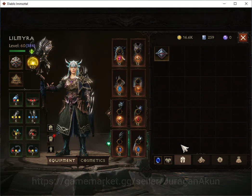 Diablo Immortal Accounts NA-High Heaven | Lv60(384)Druid| 31K CR|Reso 420 | image 5