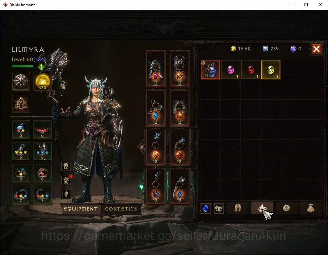 Diablo Immortal Accounts NA-High Heaven | Lv60(384)Druid| 31K CR|Reso 420 | image 6