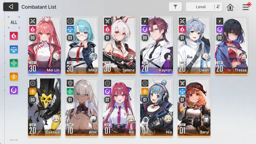 Chaos Zero Nightmare Accounts Global | Lv23 | Midgame 2 SSR (Mei Lin,Kayron + 9  image 7