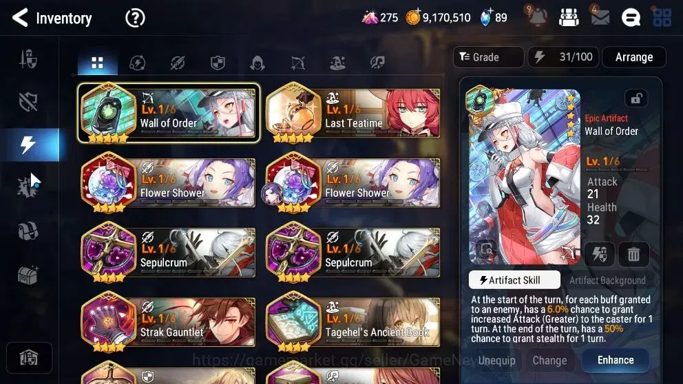 Epic Seven Accounts Starter Global UnVerif|New Era|3 ML(BW Iseria,SP Politis,Archdemon Shadow)+AB Fumyr,Iseria,Landy,etc|PoH 16