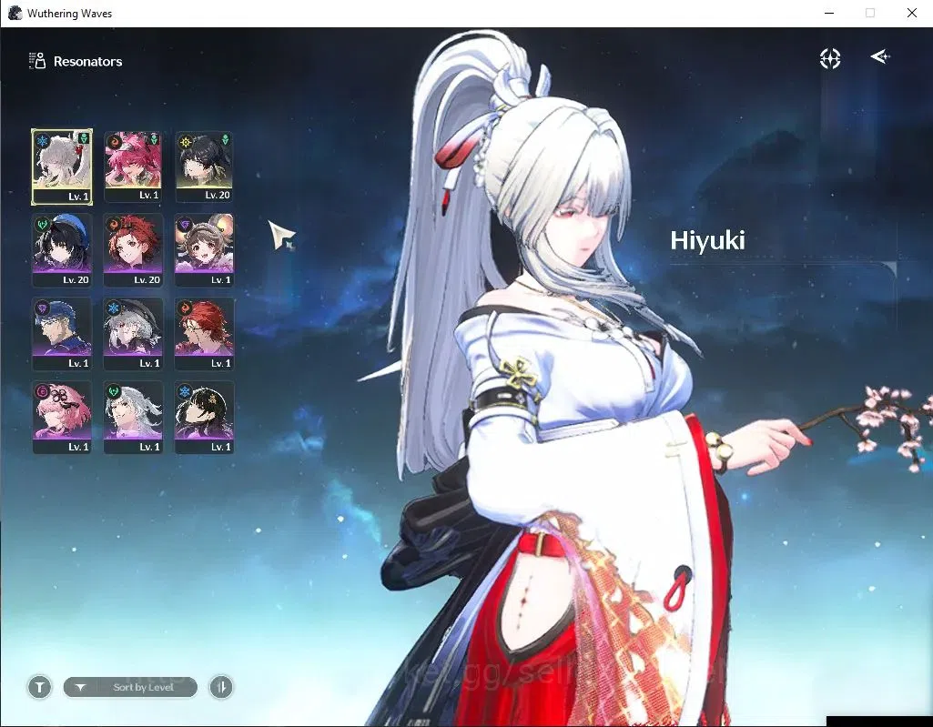 Wuthering Waves Accounts SEA|UL 8| 2 Limited | Hiyuki, Lupa | Data Bank Lv  image 2