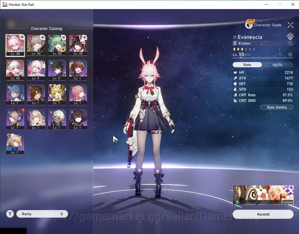 Honkai Star Rail Accounts Asia|TL 33|3 Limited| Evanescia,Sparkle,huohuo |Ja image 5