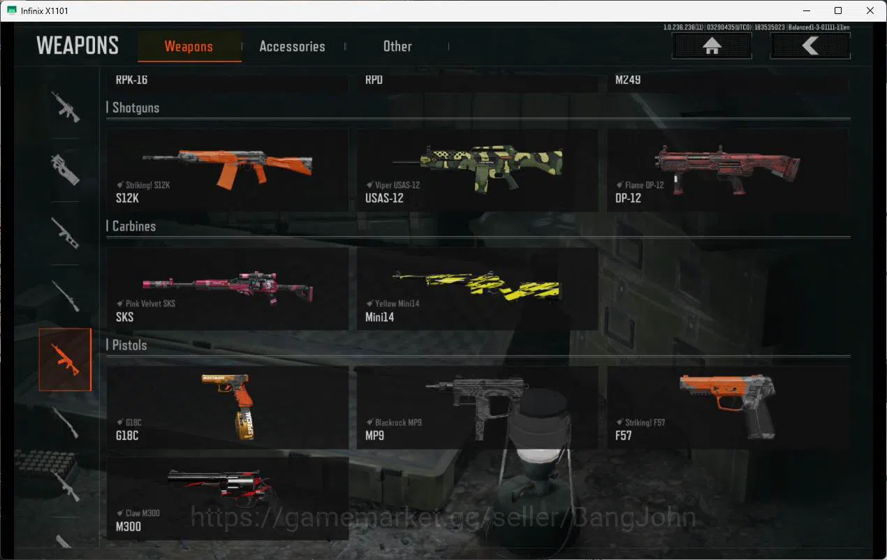 Arena Breakout Accounts Others mobile | lv 30, SV 42m | CV 11m many good item and skin WP, more detail Check SS AB057B 10