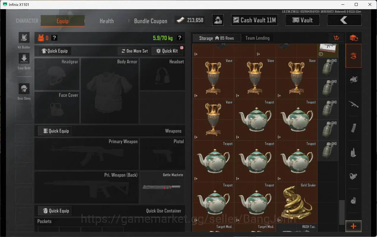 Arena Breakout Accounts Others mobile | lv 30, SV 42m | CV 11m many good item and skin WP, more detail Check SS AB057B 5