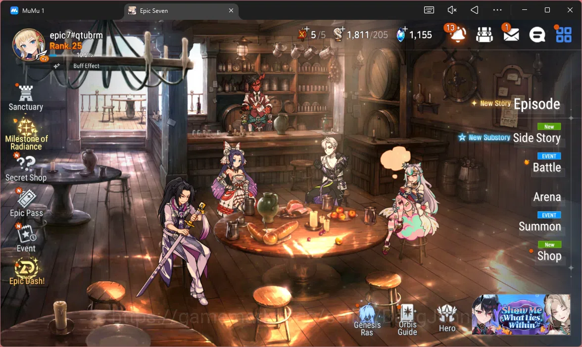 Epic Seven Accounts Others Global Unverif | Starter |5 ML (DD Ray, S Taeyou, TE Kayron, SOT Snow, H Lua)|PoH ON|SS 1