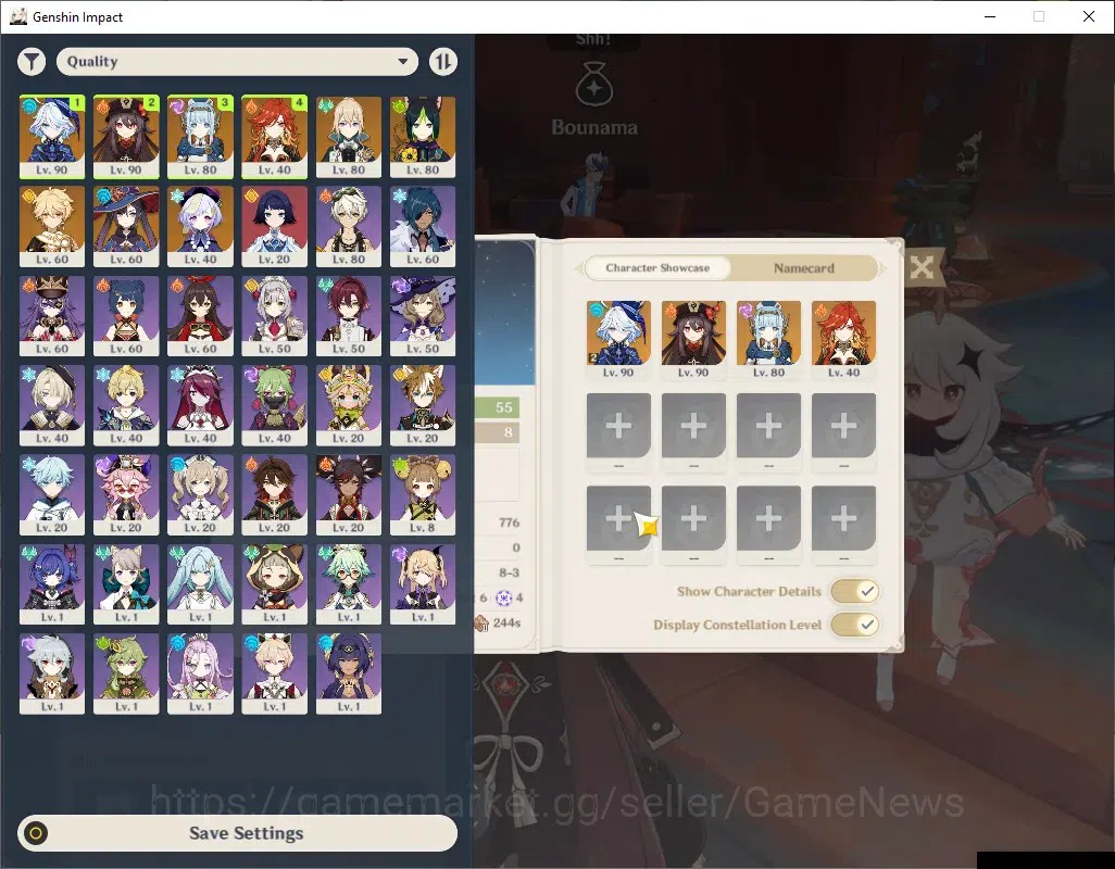 Genshin Impact Accounts ASIA|AR 55|4 Limited + 2 (*5 Weapon)|Furina C2 + S image 2