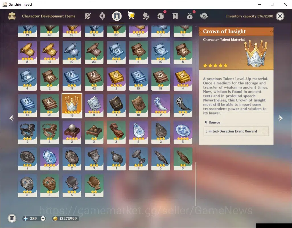 Genshin Impact Accounts ASIA|AR 55|4 Limited + 2 (*5 Weapon)|Furina C2 + S image 8