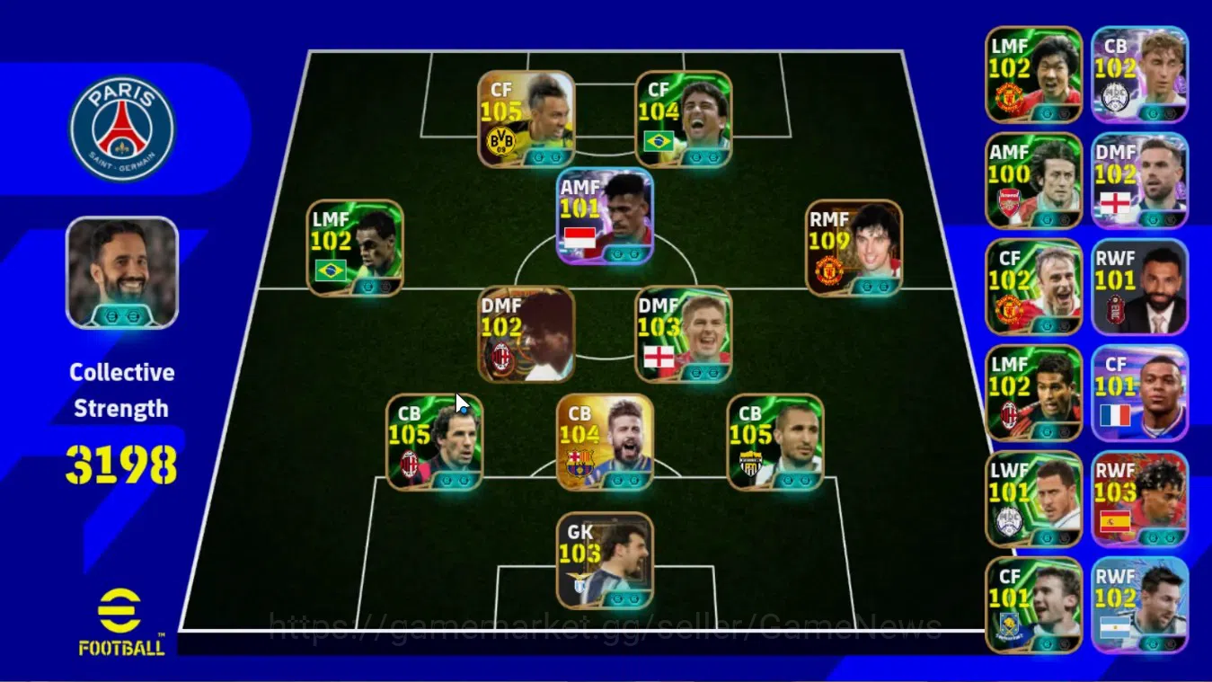 eFootball Accounts Android|Big Time George Best,Frank Rijkaard,Collab image 1