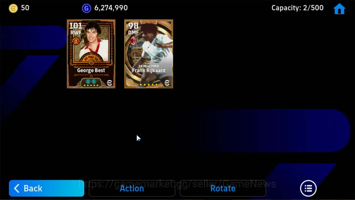 eFootball Accounts Android|Big Time George Best,Frank Rijkaard,Collab image 4