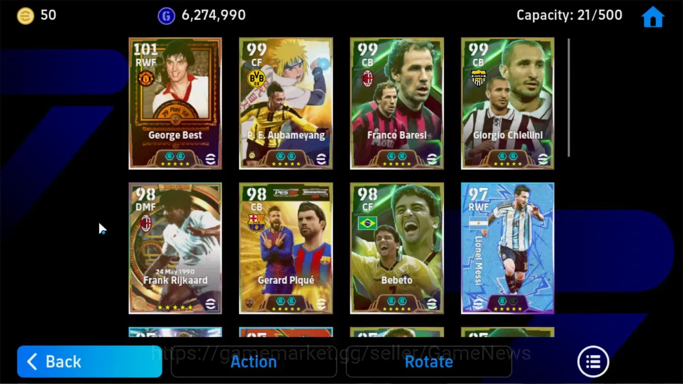 eFootball Accounts Android|Big Time George Best,Frank Rijkaard,Collab image 5