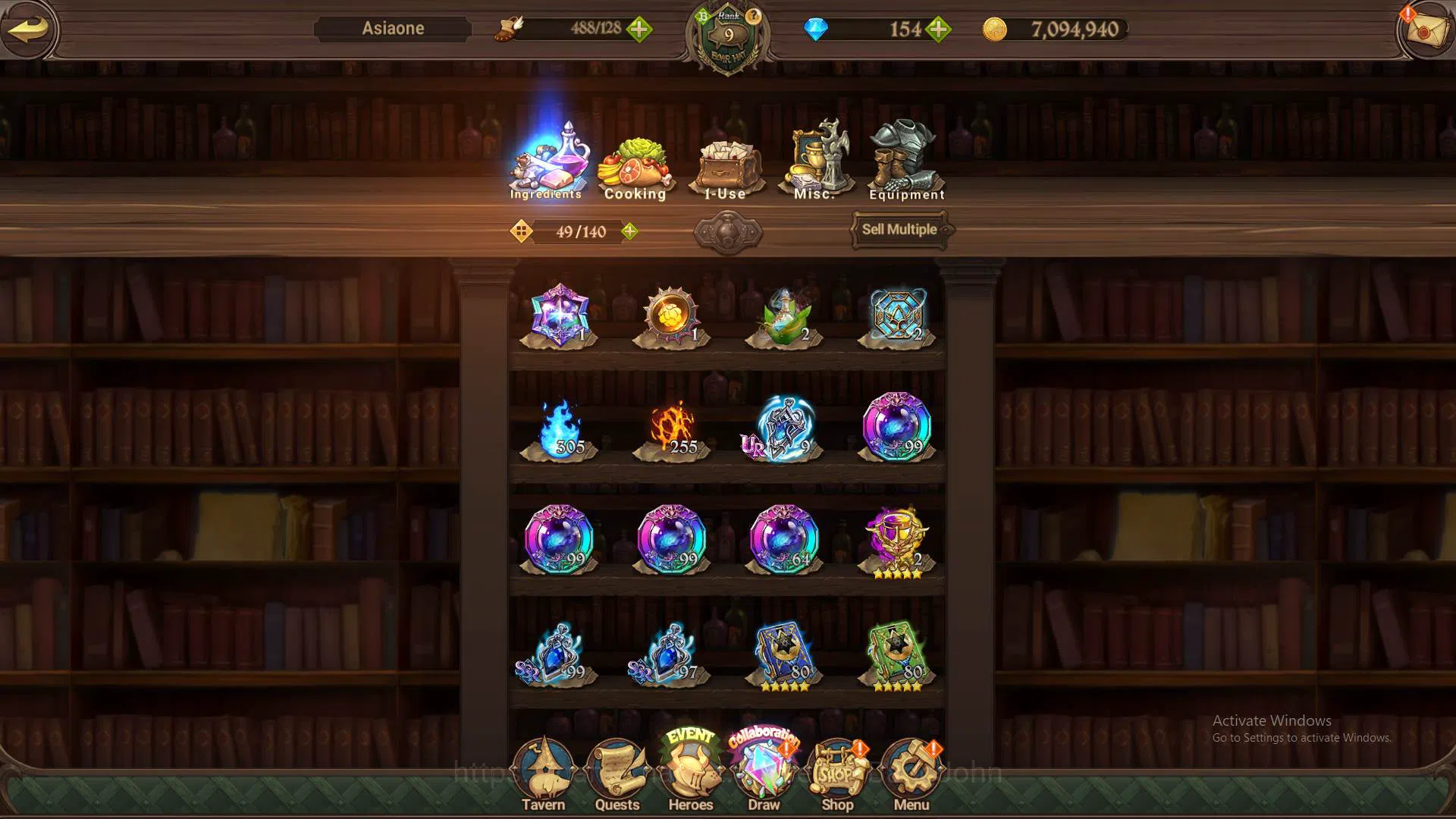 The Seven Deadly Sins: Grand Cross Accounts ASIA|Starter|1.2M CC|LR Helbram |2 collab Megumin, image 6
