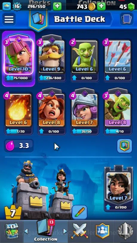 Clash Royale Accounts Lvl 16|Trophy 2013|KTL 6|Best Starter Account|Card image 5