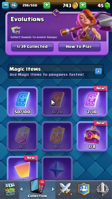 Clash Royale Accounts Lvl 16|Trophy 2013|KTL 6|Best Starter Account|Card image 6