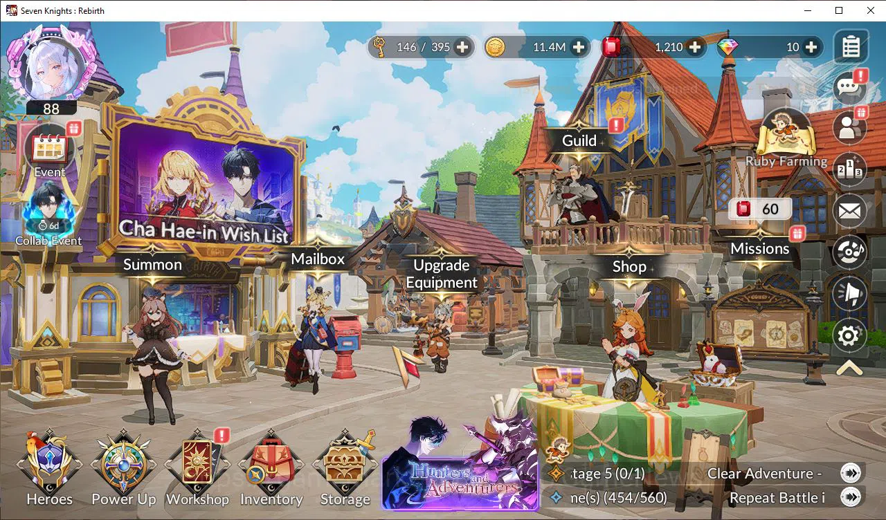 Seven Knights Re:Birth Accounts Global Sea|5 Ex-7k [Gelidus,Fai,Juri,Rosie,Melia]& image 1