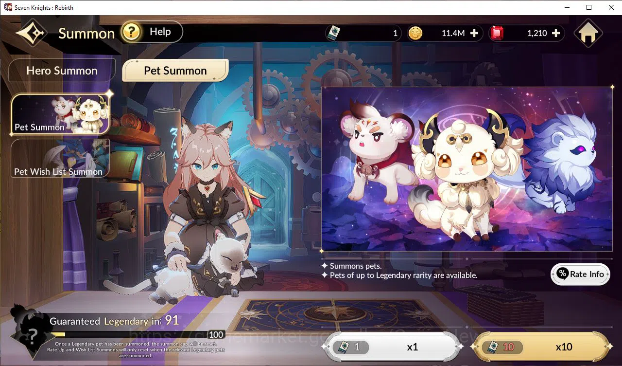 Seven Knights Re:Birth Accounts Global Sea|5 Ex-7k [Gelidus,Fai,Juri,Rosie,Melia]& image 10