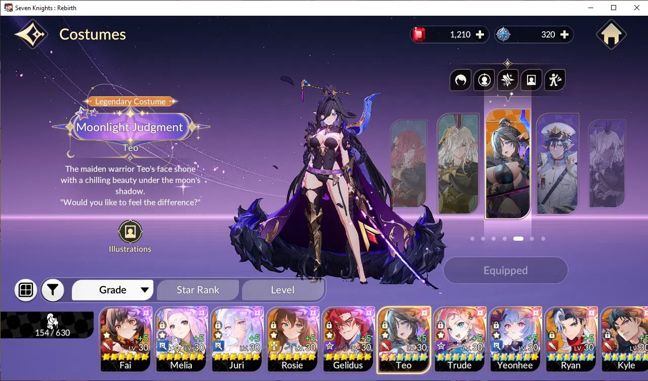 Seven Knights Re:Birth Accounts Global Sea|5 Ex-7k [Gelidus,Fai,Juri,Rosie,Melia]& image 5