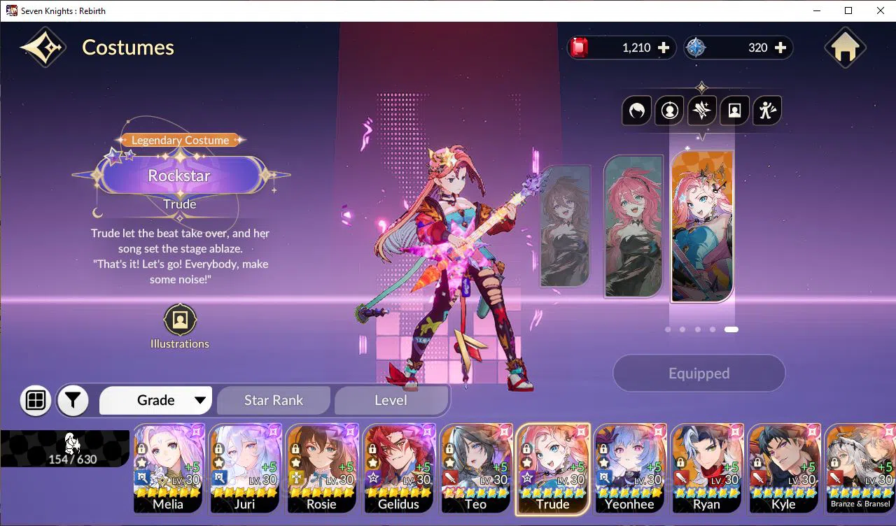 Seven Knights Re:Birth Accounts Global Sea|5 Ex-7k [Gelidus,Fai,Juri,Rosie,Melia]& image 7