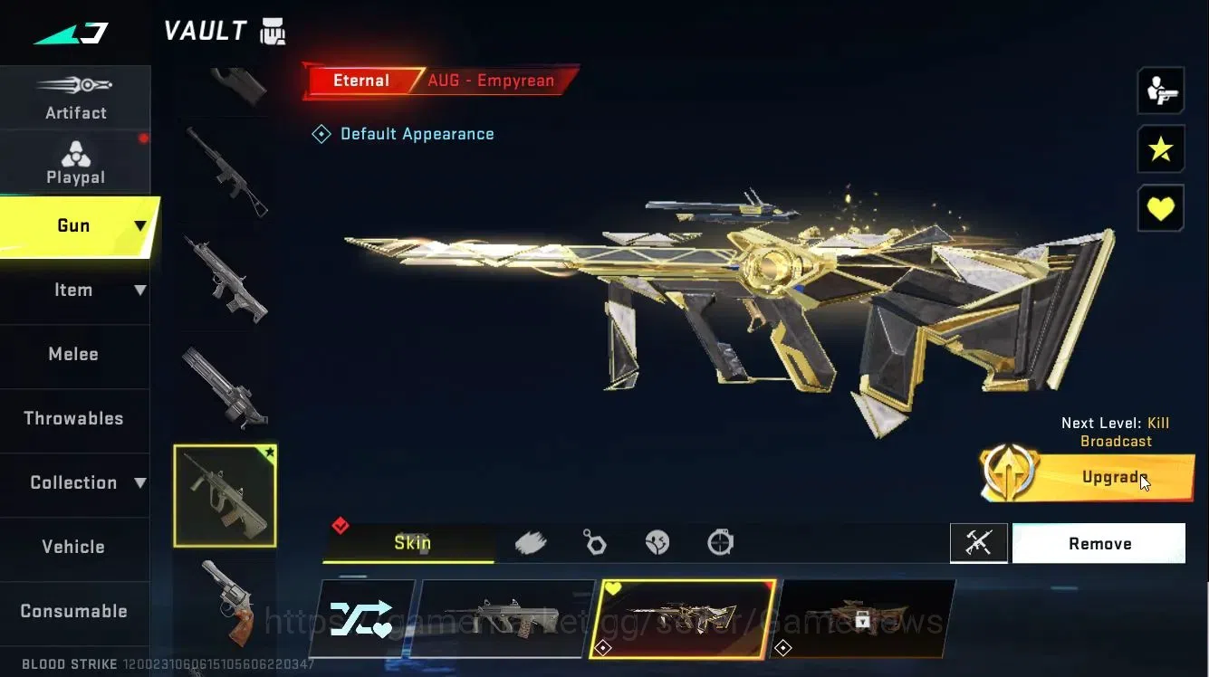 Blood Strike Accounts ASIA|ETERNAL AUG-Empyrean|Legendary Skydive Trail, image 5