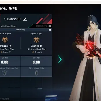 Blood Strike Accounts Collab Skin ASIA | 1 Eternal Gun: Spear-Relic |1 Ultra & 7 Legendary Gun|Collab Ethan-Byakuya