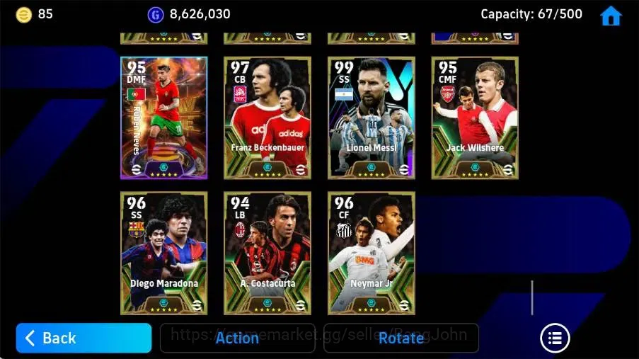 eFootball Accounts Mobile|PW 3220|Zlatan Ibrahimovic BigT,Malco Epic, image 11