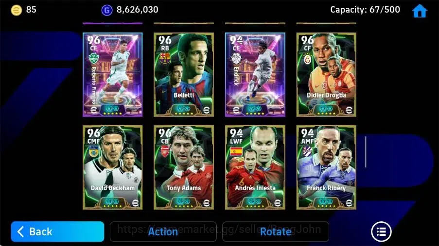eFootball Accounts Mobile|PW 3220|Zlatan Ibrahimovic BigT,Malco Epic, image 8